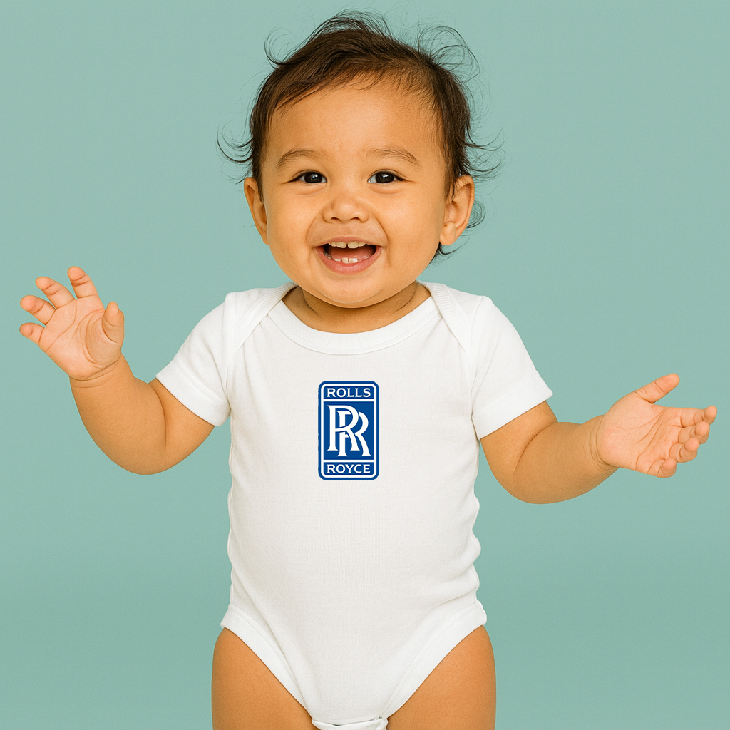 Rolls Royce Car Baby Romper Onesie